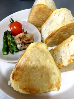 だんなさん思い出の☆卵焼きおにぎり-レシピのメイン写真