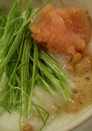 【超簡単】山芋と納豆の明太子和え-レシピのメイン写真