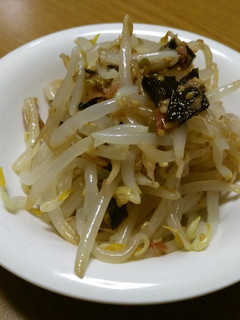 節約もやし★梅のりゴマ風味-レシピのメイン写真