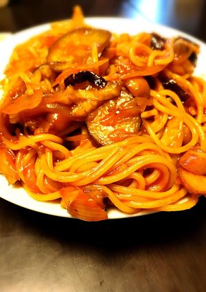 茄子ナポリタンパスタ『お手軽編』-レシピのメイン写真