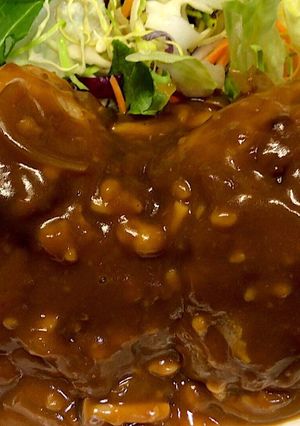 簡単デミグラスソース煮込みハンバーグ-レシピのメイン写真