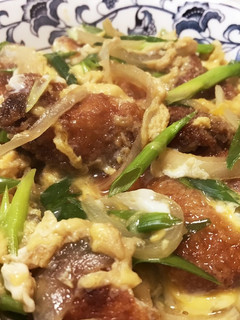 麺つゆで簡単!チキンカツ煮♫-レシピのメイン写真