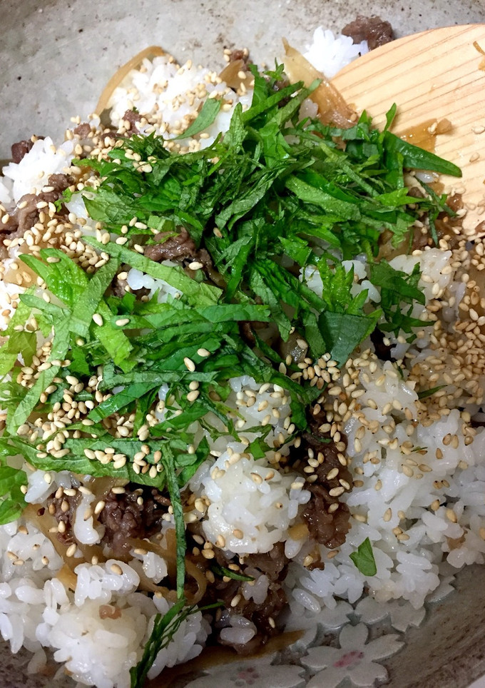 牛肉としょうがの混ぜご飯♡-レシピのメイン写真