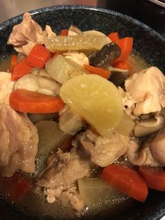 鶏の治部煮風-レシピのメイン写真