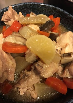 鶏の治部煮風-レシピのメイン写真