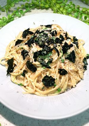 豆乳クリーム明太子パスタ-レシピのメイン写真