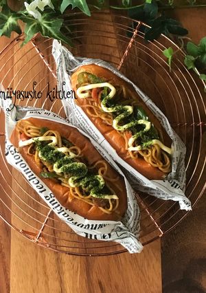 シンプル焼きそばパン-レシピのメイン写真