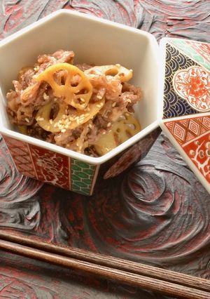 れんこんと牛肉のきんぴら-レシピのメイン写真