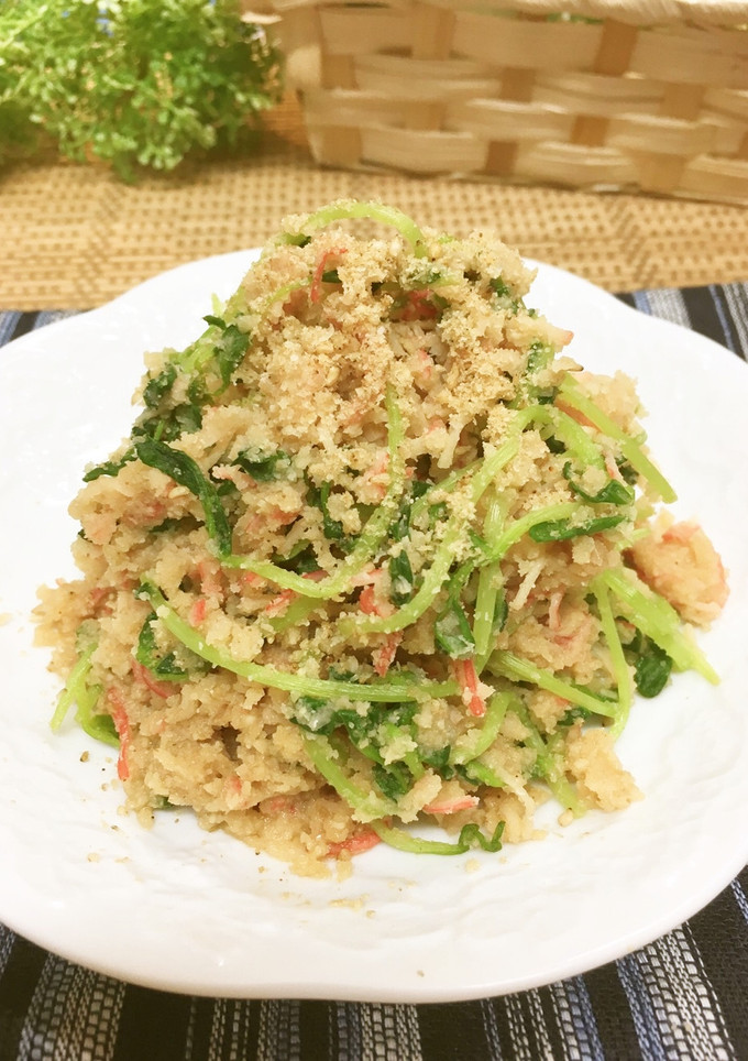 10分で完成！超簡単♡豆苗とおからの煮物-レシピのメイン写真