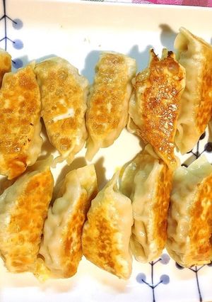 ごま油風味の豚キムチ餃子♪-レシピのメイン写真