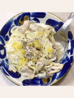 レモン香る♪大人のチキンクリーム煮-レシピのメイン写真