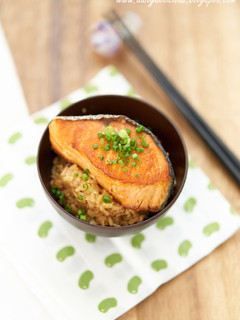 鮭の玄米炊き込みご飯-レシピのメイン写真