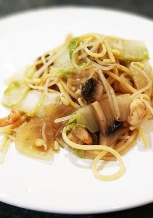 大雑把なあんかけパスタ-レシピのメイン写真