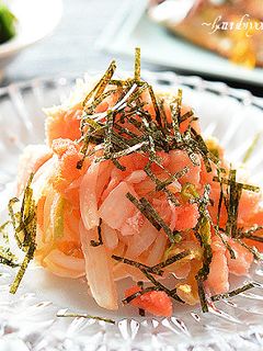 白菜のたらこ和え、鱈を加えてメインに♪-レシピのメイン写真