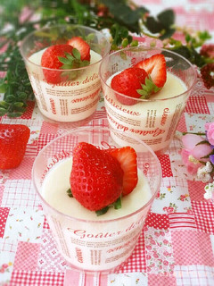レンジで簡単♥お豆腐ブランマンジェ-レシピのメイン写真
