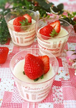 レンジで簡単♥お豆腐ブランマンジェ-レシピのメイン写真