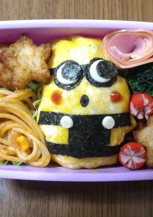 ミニオンズ　弁当-レシピのメイン写真