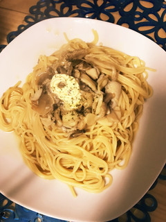 キノコのバター醤油糀パスタ-レシピのメイン写真
