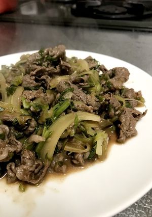 牛肉セロリ炒め-レシピのメイン写真