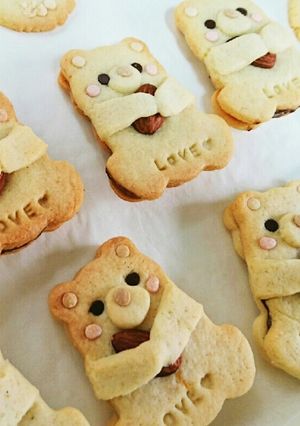 バレンタイン！大量！だっこクッキー ！-レシピのメイン写真