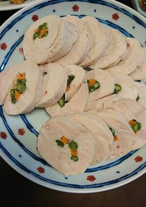 ダイエットに ふわふわ鳥胸ロール-レシピのメイン写真