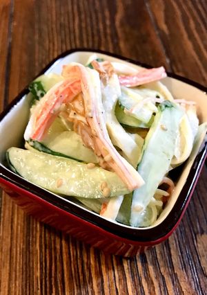 箸休めに♡カニカマ竹輪きゅうり和え-レシピのメイン写真