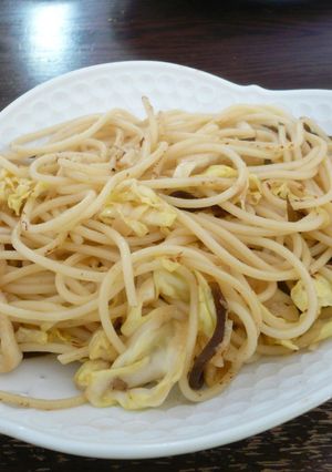 塩昆布と白菜のパスタ-レシピのメイン写真