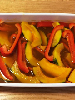 かぼちゃとパプリカのカレーピクルス-レシピのメイン写真
