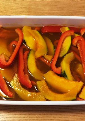 かぼちゃとパプリカのカレーピクルス-レシピのメイン写真