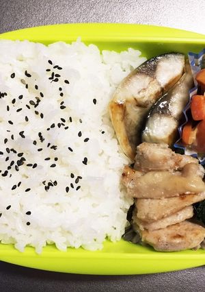 旦那弁当⑳サバ弁当！-レシピのメイン写真