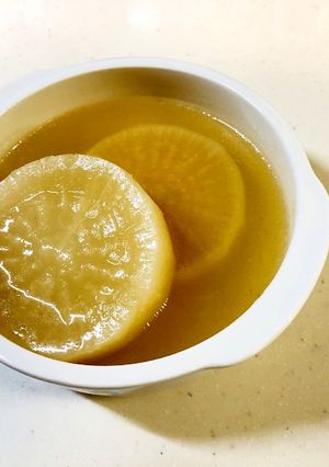 お手軽 圧力鍋で大根丸ごとあんかけスープ-レシピのメイン写真
