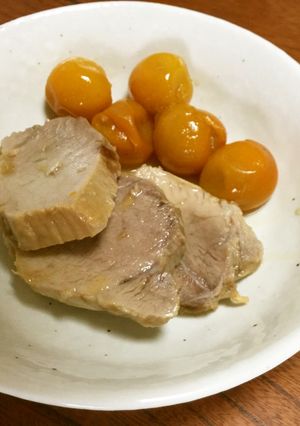 金柑と豚モモブロックの煮込み-レシピのメイン写真