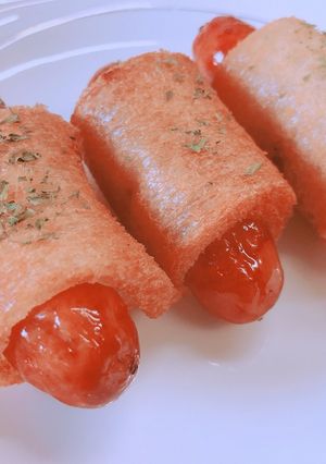 おやつや朝食にソーセージ ロール揚げパン-レシピのメイン写真