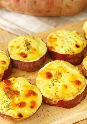 超簡単で美味！さつま芋のひとくちグラタン-レシピのメイン写真