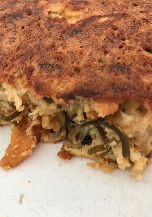 榎茸昆布入り　柿の種焼き-レシピのメイン写真