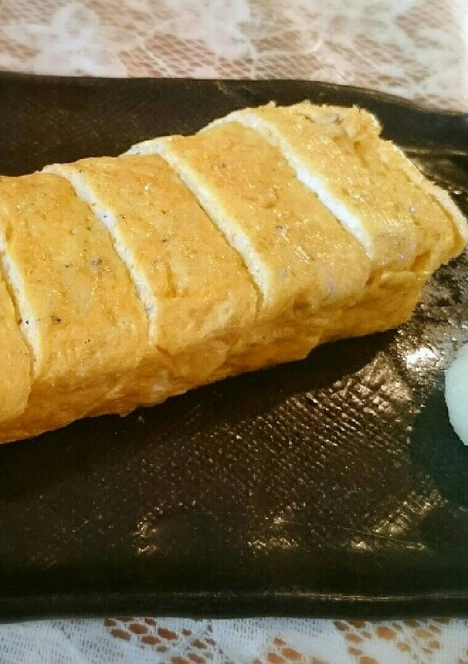 しらすとネギのだし巻き卵-レシピのメイン写真