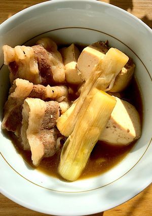 ストウブde簡単手作り肉豆腐♪-レシピのメイン写真