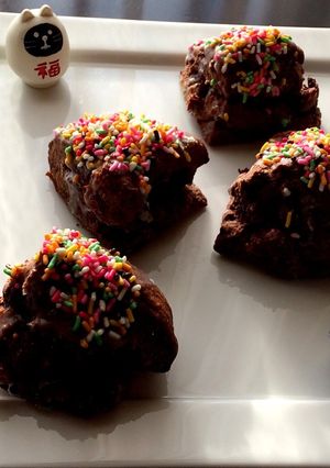 ♡砂糖なしイチジクチョコスコーン♡-レシピのメイン写真