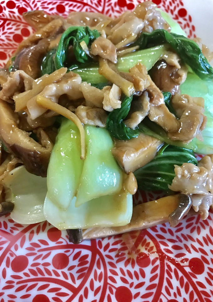 むくみ解消！和風チンゲン菜の炒め物-レシピのメイン写真