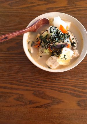 0麺で作る私流カルグクス-レシピのメイン写真