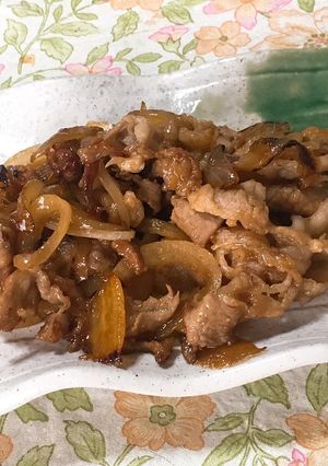 豚バラと玉ねぎの生姜焼き-レシピのメイン写真