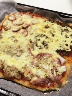 ピザ生地!発酵なし!袋の中で混ぜるだけ-レシピのメイン写真