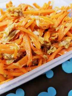 簡単にんじんツナめんつゆ炒め★お弁当-レシピのメイン写真