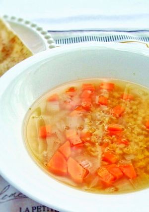 世界五大健康食品レンズ豆入り野菜スープ-レシピのメイン写真
