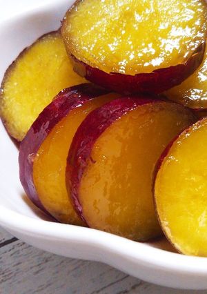 お弁当にも☆さつまいもの甘レモン煮-レシピのメイン写真