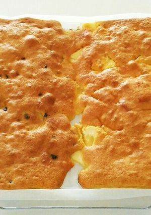 簡単天板ケーキ（リンゴ＆チョコバナナ）-レシピのメイン写真