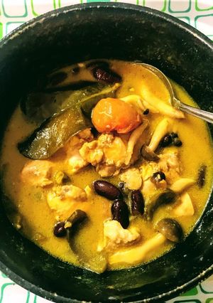 赤インゲンと鶏肉のグリーンカレー-レシピのメイン写真