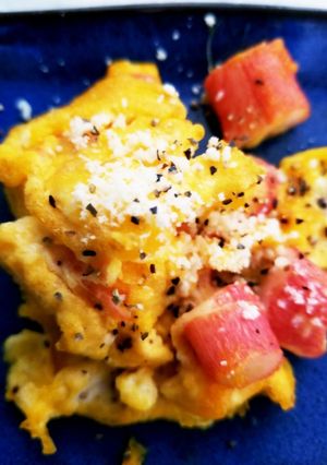 お弁当おかず☆カニかま卵の粉チーズがけ-レシピのメイン写真