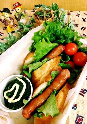 パリッとジューシーなソーセージのサンド-レシピのメイン写真