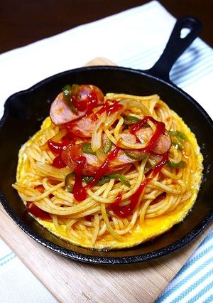 簡単！名古屋☆鉄板イタリアンナポリタン-レシピのメイン写真